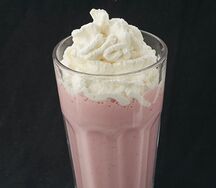 Frappe alla banana e fragole