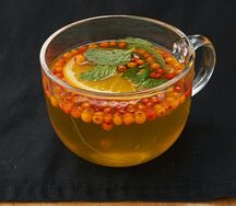 Olivello spinoso con arancia