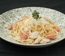 Pollo e salmon