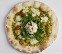 Пицца con burrata