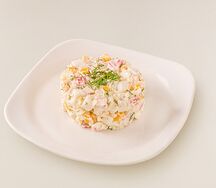 Салат крабовый с рисом 