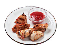 Мини Шашлычок с соусом