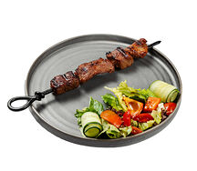 Шашлык из конины с овощами