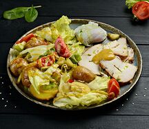 Салат с индейкой и картофелем