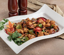 Курица с грибами