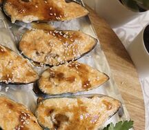 Запеченные мидии