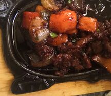 Утка на сковородке