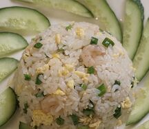 Рис с креветками