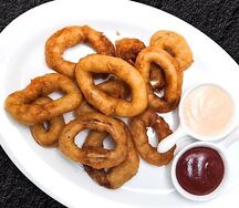 Жареные кольца кальмара