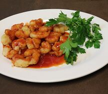 Жареные креветки