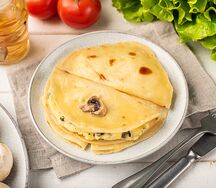 Кыстыбый с картофелем и грибами