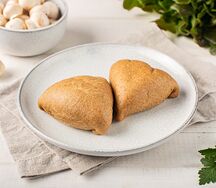 Пирожок бездрожжевой ржаной с грибами