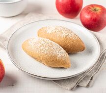 Пирожок бездрожжевой ржаной с яблоком