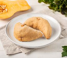 Пирожки бездрожжевые ржаные с тыквой