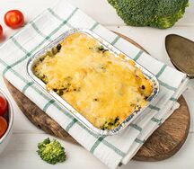 Брокколи в соусе бешамель