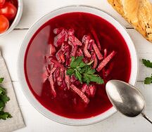 Борщ по-домашнему