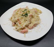 Паста с лососем