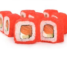 Ролл Калифорния с лососем