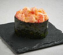 Запеченные суши с креветкой