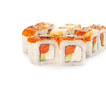 Ролл Канада с лососем