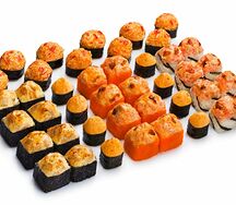 Сет Килограмм запеченных роллов