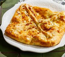 Картофельный пирог с грибами