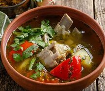 Хашлама на бараньих ребрышках