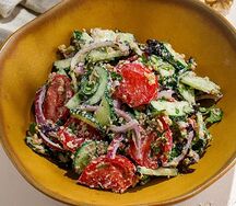 Овощной салат с орехами по-грузински