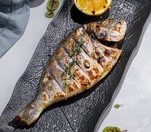 Дорадо на гриле