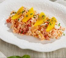 Салат с камчатским крабом