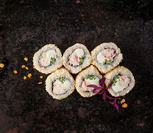 Филадельфия с крабом и креветкой