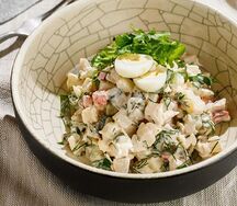 Салат по-гальски с курицей