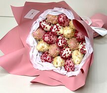Букет из клубники в шоколаде №4