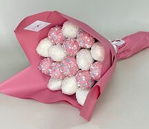 Букет из клубники в шоколаде 16 ягод №2