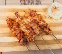 Мини шашлык из курицы