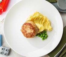 Куриная котлета с картофельным пюре