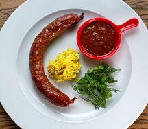 Купаты из фермерского барашка с пряными травами