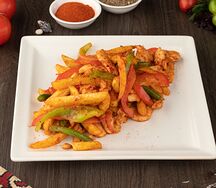 Фри с курицей