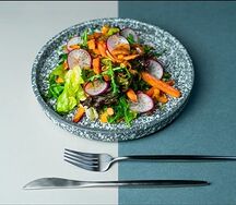 Салат с лисичками