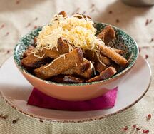 Гренки с сыром и чесноком