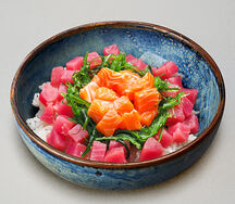 Поке боул с тунцом и лососем