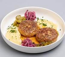 Куриные котлеты с пюре