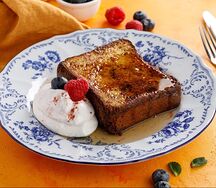 Французский тост с кремом из маскарпоне