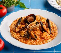 Ризотто с морепродуктами