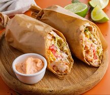 Шаверма с креветками