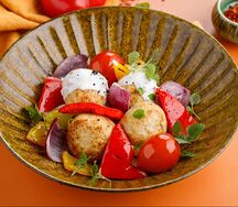 Котлеты из индейки с овощами