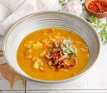 Гороховый суп с копченостями