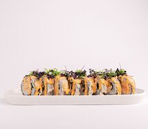 Лосось темпура с соусом бэнг