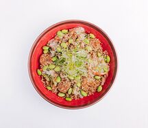 Рис с креветками и соусом хойсин