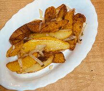 Картофель с луком